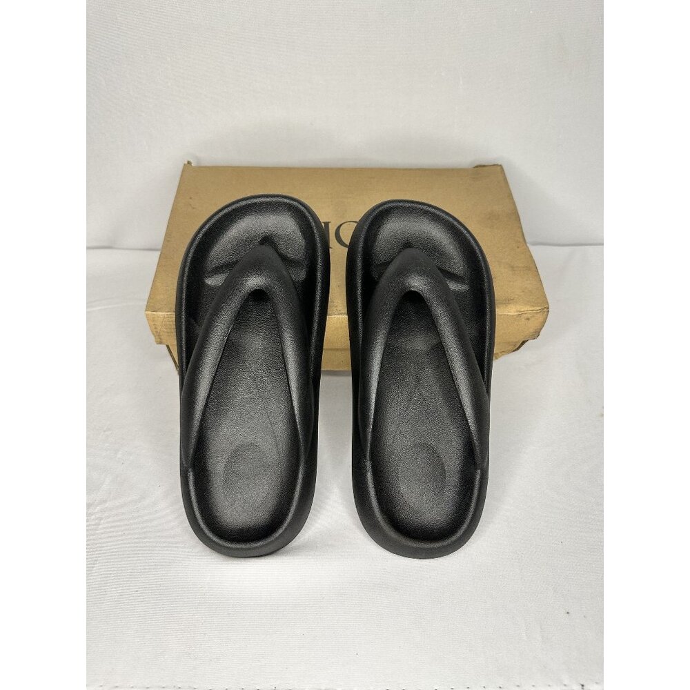 Micas Black Foam Slide Sandals Size 6 USA / 37 EU